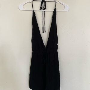 Audrey 3+1 Black Romper